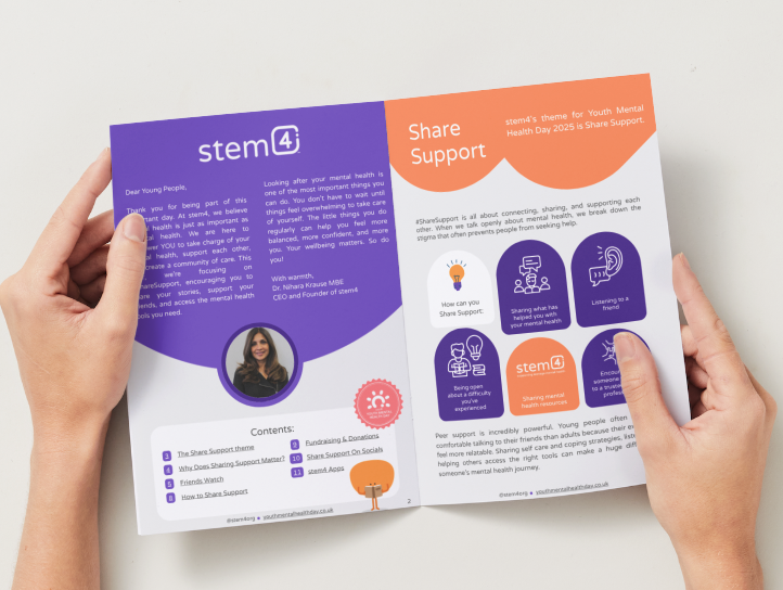 YMHD 2025 young people’s booklet mockup
